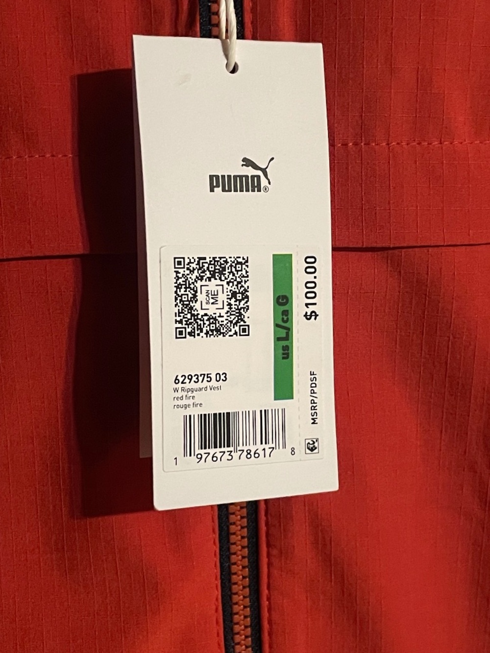 Puma women’s ripguard vest